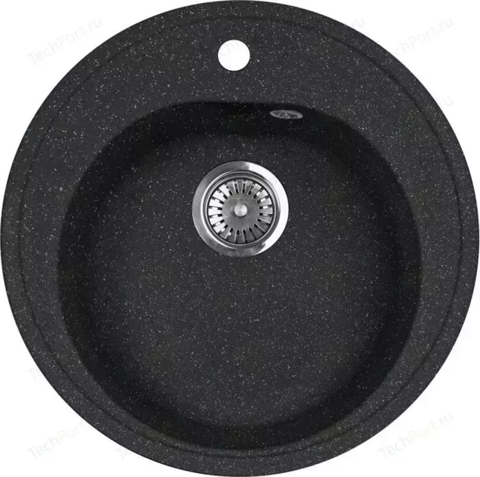 Мойка кухонная AquaGranitEx M-08 505х505 черный (M-08 308)