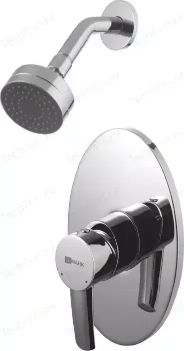 Смеситель для душа LEMARK Atlantiss встраиваемый с верхним душем (LM3220C)