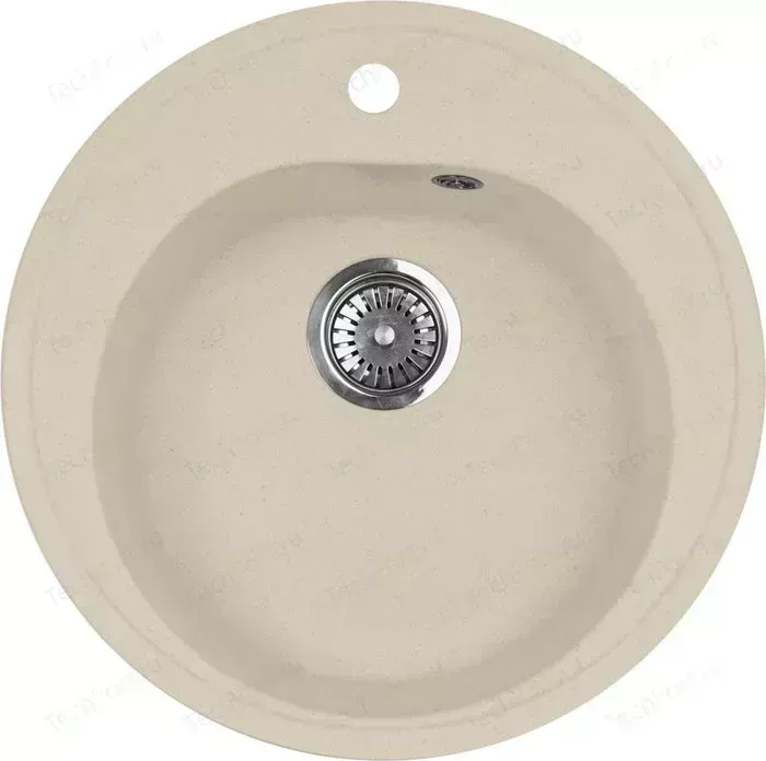 Мойка кухонная AquaGranitEx M-08 505х505 бежевый (M-08 328)