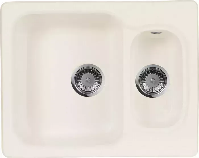 Мойка кухонная AquaGranitEx M-09 610х495 белый (M-09 331)