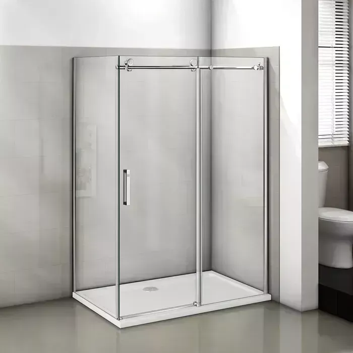 Душевой уголок Good Door Puerta WTW+SP-110-90-C-CH профиль хром, стекло прозрачное (ПУ00008, ПУ00010)