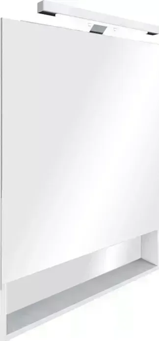 Зеркальный шкаф ROCA со светильником Gap 70 см, белый (ZRU9302749)