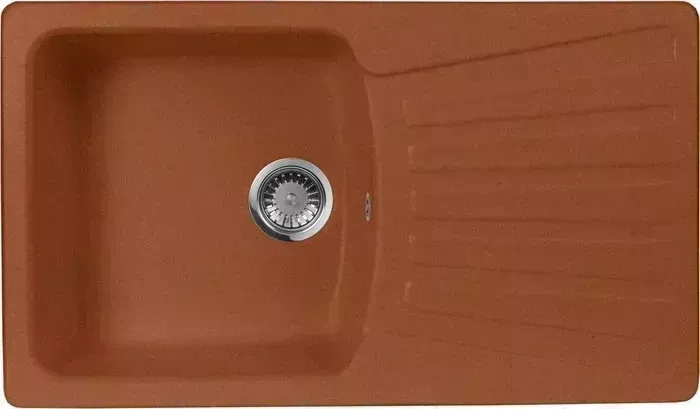 Мойка кухонная AquaGranitEx M-12 850х495 терракот (M-12 307)