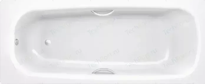 Стальная ванна BLB Universal hg 150x70 см 3.5 мм с отверстиями для ручек (B50H handles)