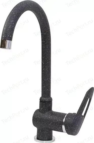 Смеситель для кухни Mixline ML-GS04 черный 308 (4620031444046)