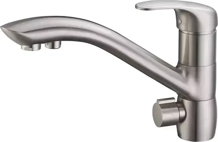 Смеситель для кухни KAISER Venus под фильтр, серебро Silver (39066-5)