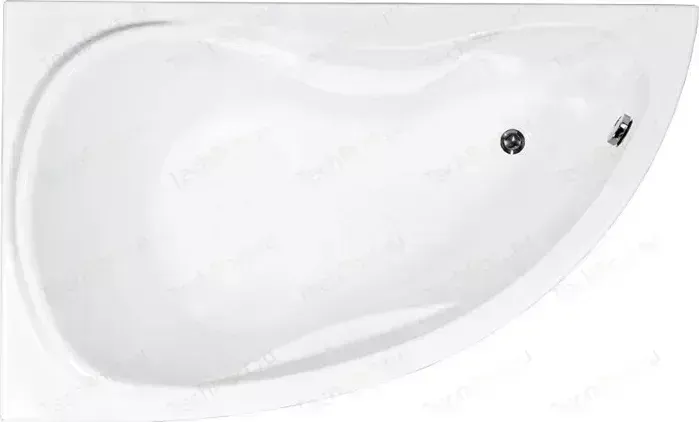 Акриловая ванна AQUANET Maldiva 150x90 L каркас слив-перелив, левая, без гидромассажа (171006)