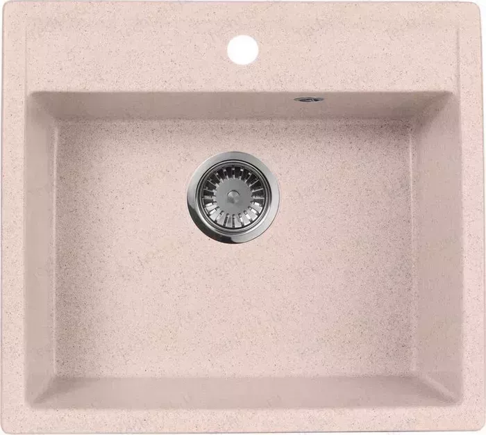 Мойка кухонная AquaGranitEx M-56 560х500 розовый (M-56 (315))