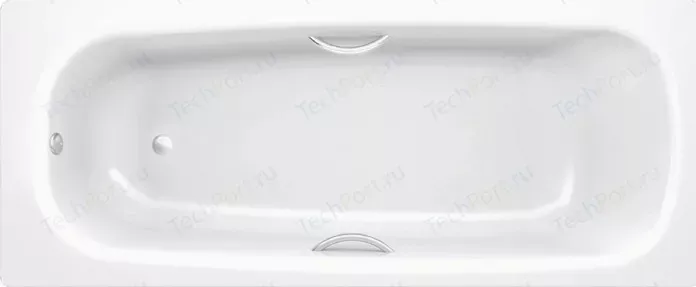 Стальная ванна BLB Universal hg 170x70 см 3.5 мм с отверстиями для ручек  (B70H handles) купить по низкой цене