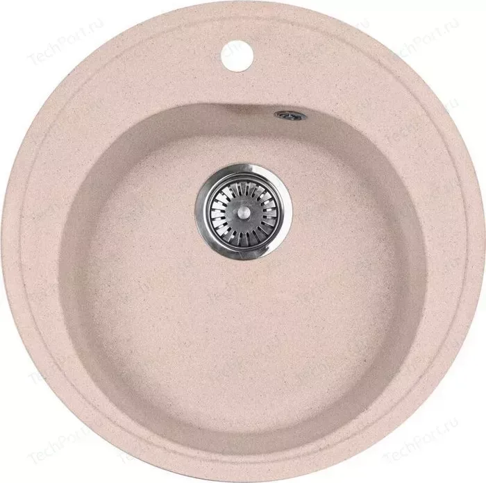 Мойка кухонная AquaGranitEx M-08 505х505 розовый (M-08 (315))