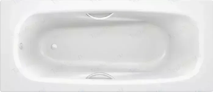 Стальная ванна BLB Anatomica hg 170x75 см 3.5 мм с отверстиями для ручек (B75L handles)