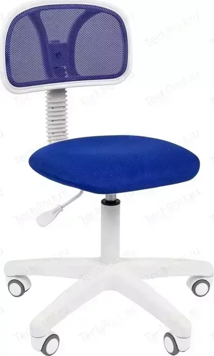 Кресло офисное CHAIRMAN   250 белый пластик TW-10/TW-05 синий