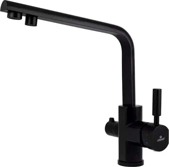 Смеситель для кухни KAISER Decor под фильтр, черный Mat (40144-9)