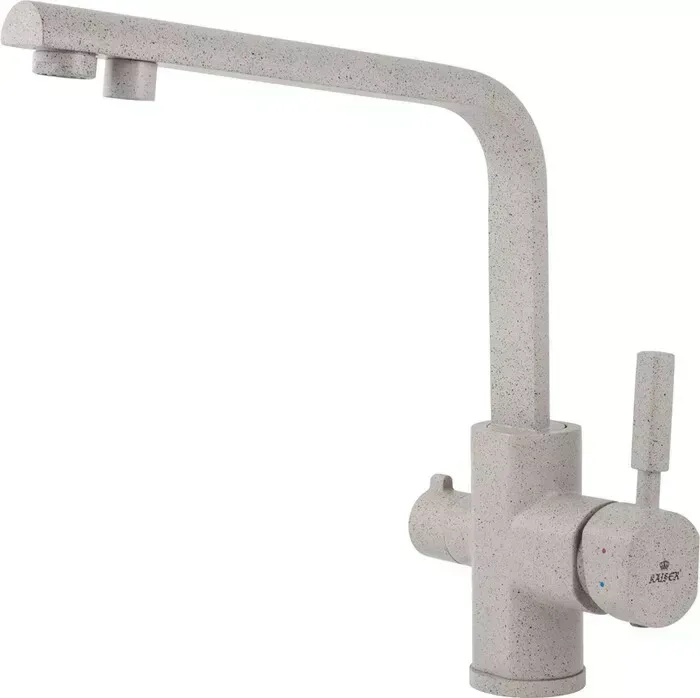Смеситель для кухни KAISER Decor под фильтр, Sandbeige песочный мрамор (40144-4)