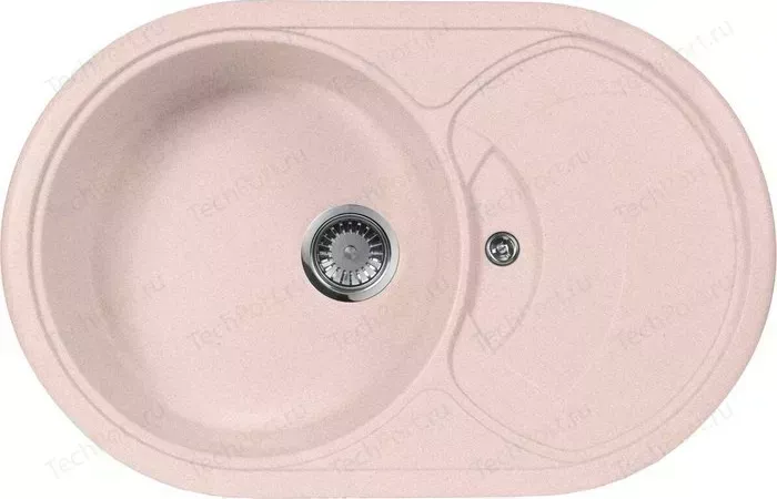 Мойка кухонная AquaGranitEx M-18S 780х500 розовый (M-18S (315))