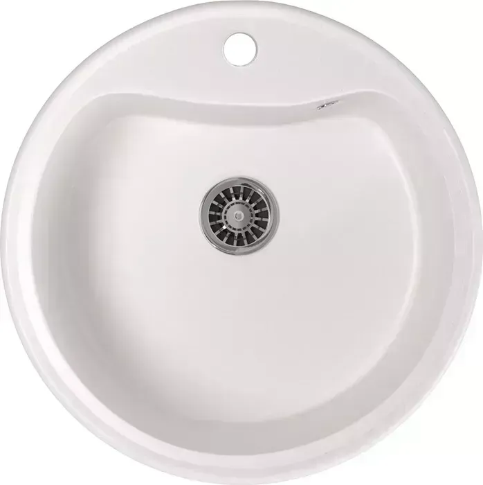 Мойка кухонная Mixline ML-GM09 49х49 белый 331 (4620031446231)