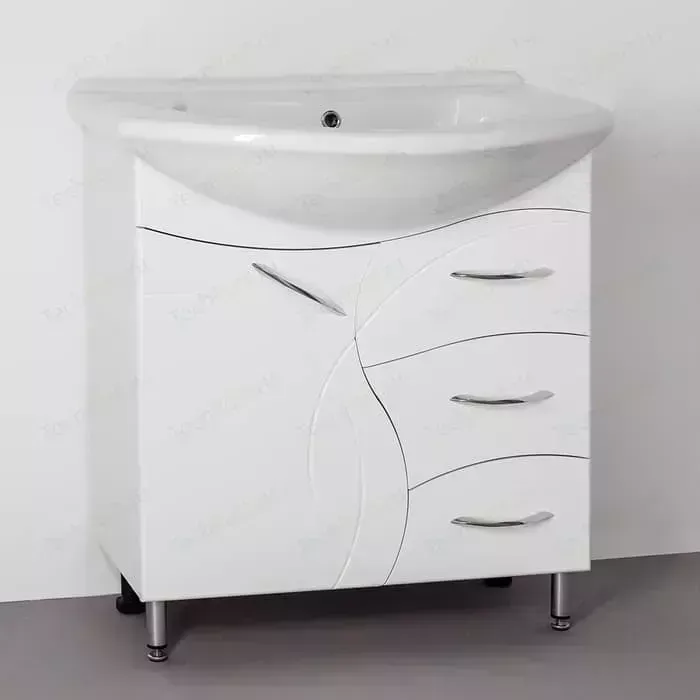 Тумба под раковину Style line Амелия 75, 3 ящ., Модерн 75 (2000949008561)