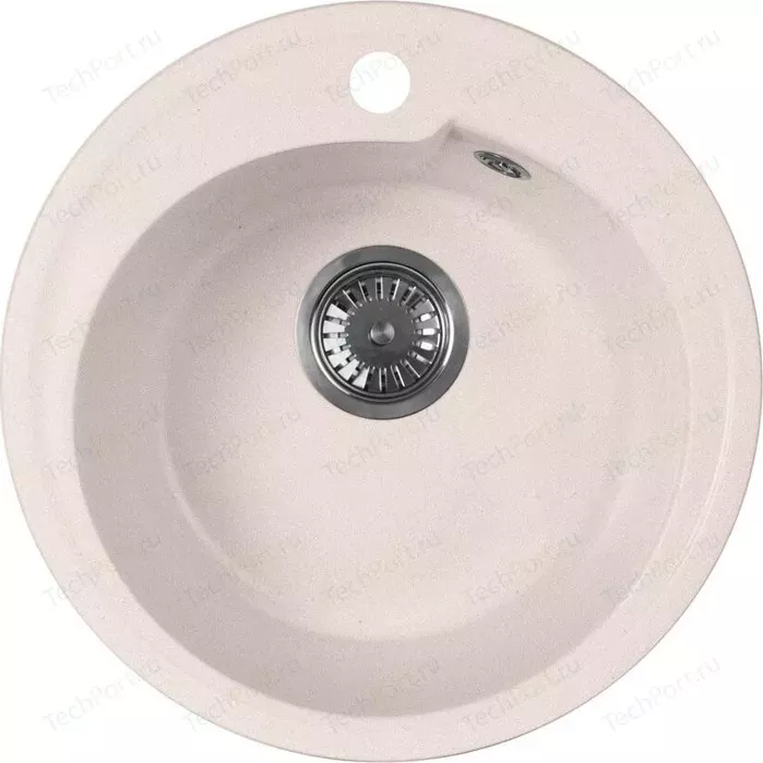 Мойка кухонная AquaGranitEx M-45 450х450 светло-розовый (M-45 (311))
