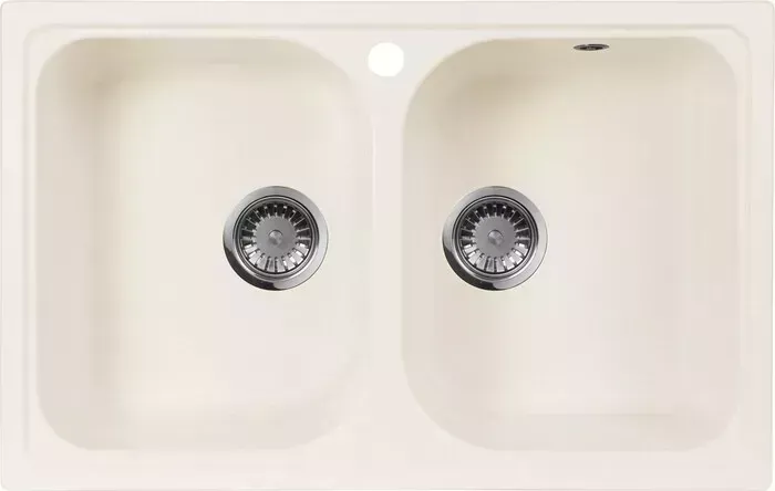 Мойка кухонная AquaGranitEx M-15 785х495 белый (M-15 331)