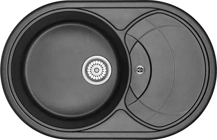 Мойка кухонная Granula 77,5х49,5 см черный (GR-7801 черный)