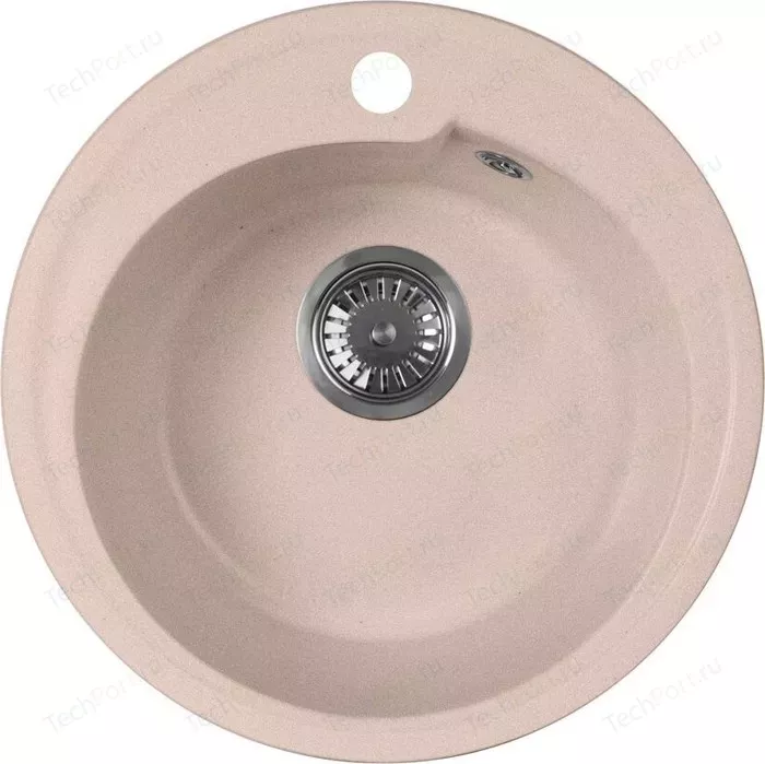 Мойка кухонная AquaGranitEx M-45 450х450 розовый (M-45 (315))