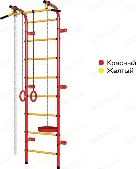 Детский спортивный комплекс ПИОНЕР С1НМ красно- жёлтый