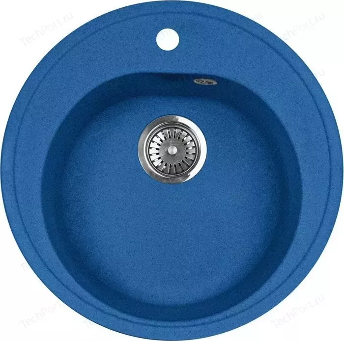 Мойка кухонная AquaGranitEx M-08 505х505 синий (M-08 (323))