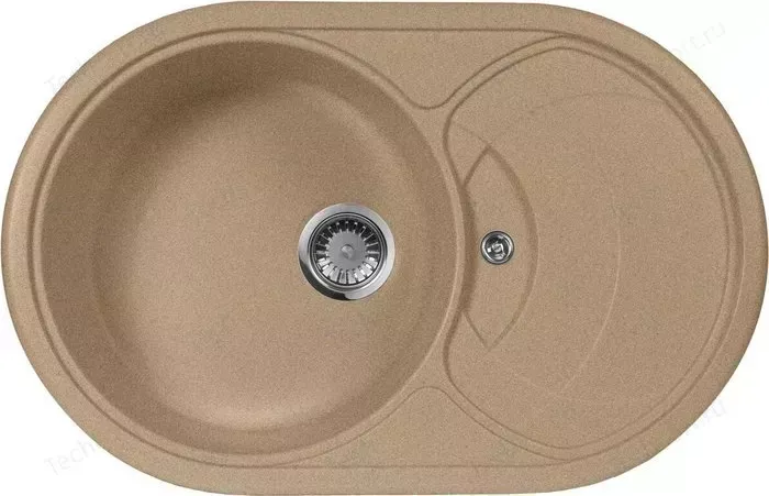 Мойка кухонная AquaGranitEx M-18S 780х500 песочный (M-18S 302)