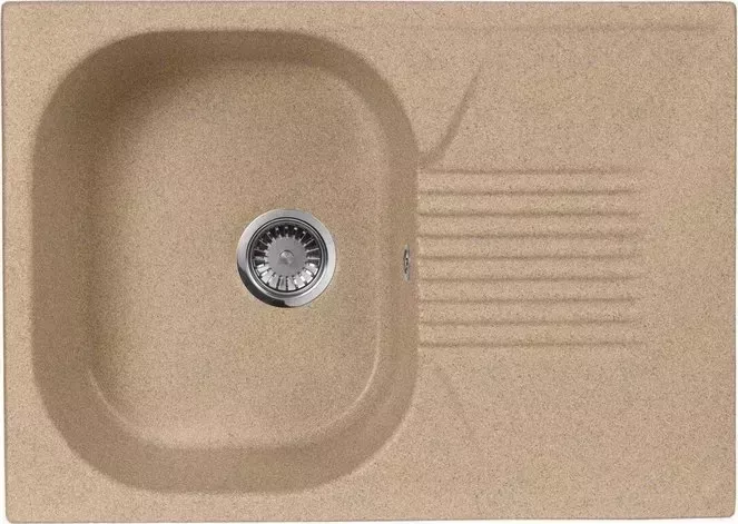 Мойка кухонная AquaGranitEx M-70 700х500 песочный (M-70 302)