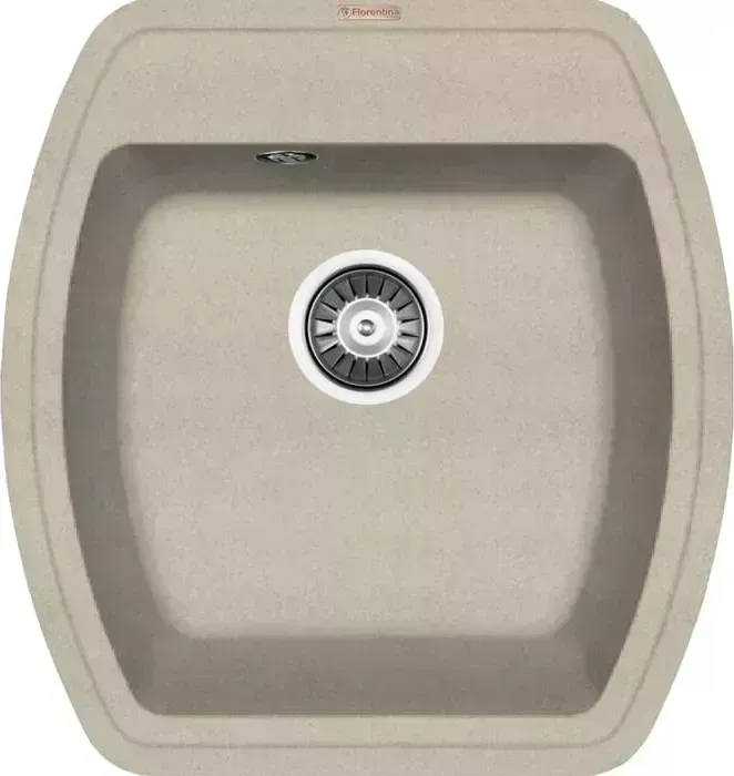 Мойка кухонная FLORENTINA Нире 480 бежевый FG (20.190.B0480.104)