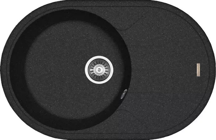 Мойка кухонная FLORENTINA Лотос 780 черный FG (20.295.C0780.102) FG