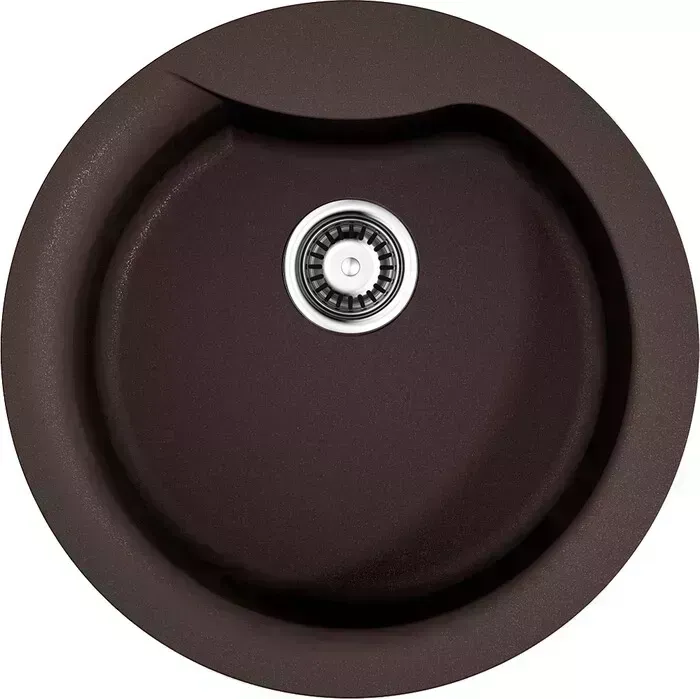 Мойка кухонная OMOIKIRI Yasugata 48R-DC, 485х485, темный Шоколад (4993211)