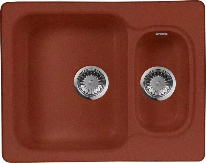 Мойка кухонная AquaGranitEx M-09 610х495 красный марс (M-09 (334))
