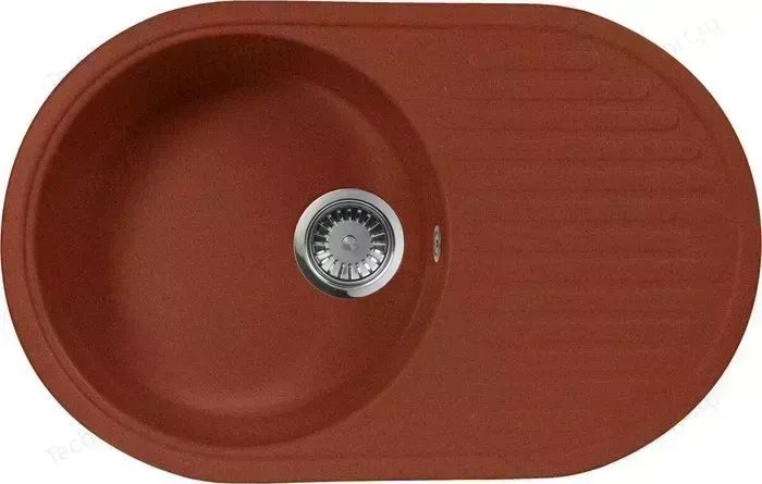 Мойка кухонная AquaGranitEx M-18 730х460 красный марс (M-18 (334))