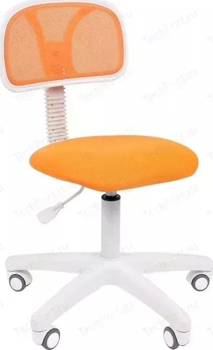 Кресло офисное CHAIRMAN 250 белый пластик TW-16/TW-66 оранжевый