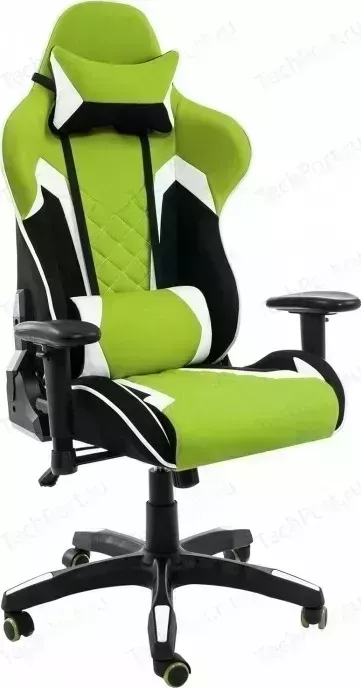Кресло офисное Woodville Prime черное/зеленое