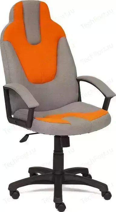 Кресло офисное TetChair NEO3 ткань серый/оранжевый С27/С23
