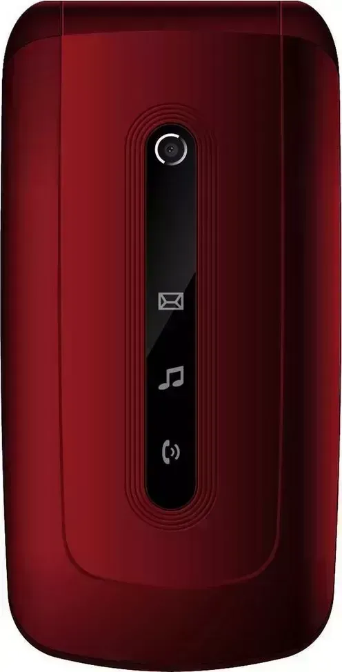 Телефон ZTE R340E Black/Dark red