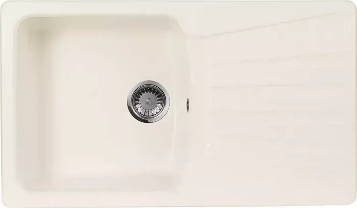 Мойка кухонная AquaGranitEx M-12 850х495 белый (M-12 331)