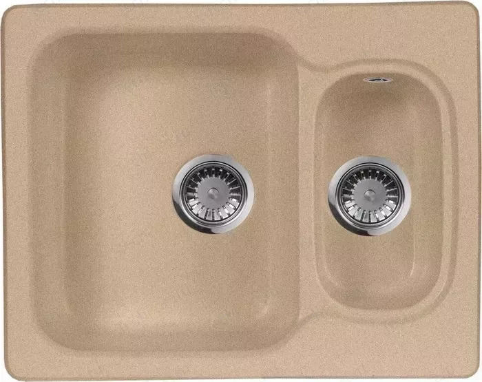 Мойка кухонная AquaGranitEx M-09 610х495 песочный (M-09 302)
