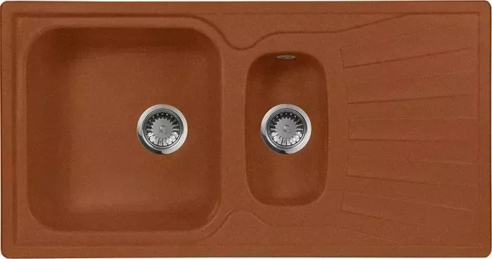 Мойка кухонная AquaGranitEx M-09K 940х495 терракот (M-09K 307)