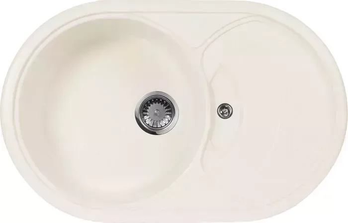 Мойка кухонная AquaGranitEx M-18S 780х500 белый (M-18S 331)