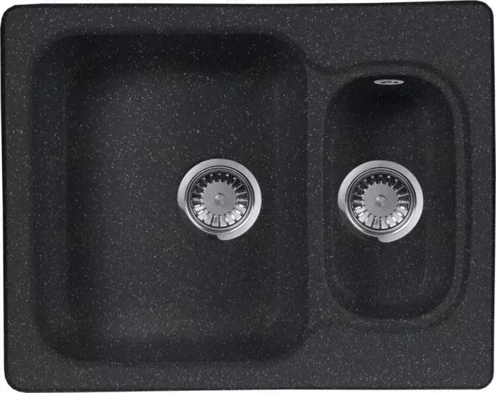 Мойка кухонная AquaGranitEx M-09 610х495 черный (M-09 308)