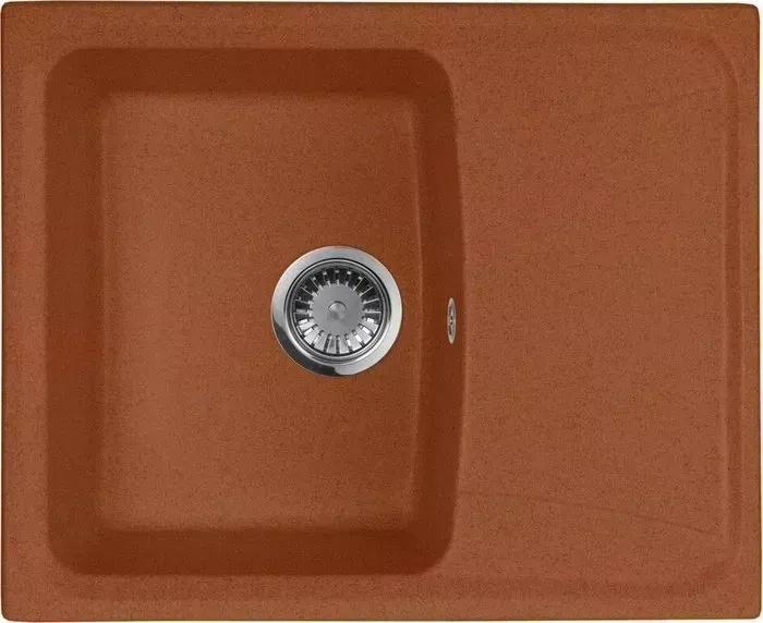 Мойка кухонная AquaGranitEx M-17K 605х490 терракот (M-17K 307)