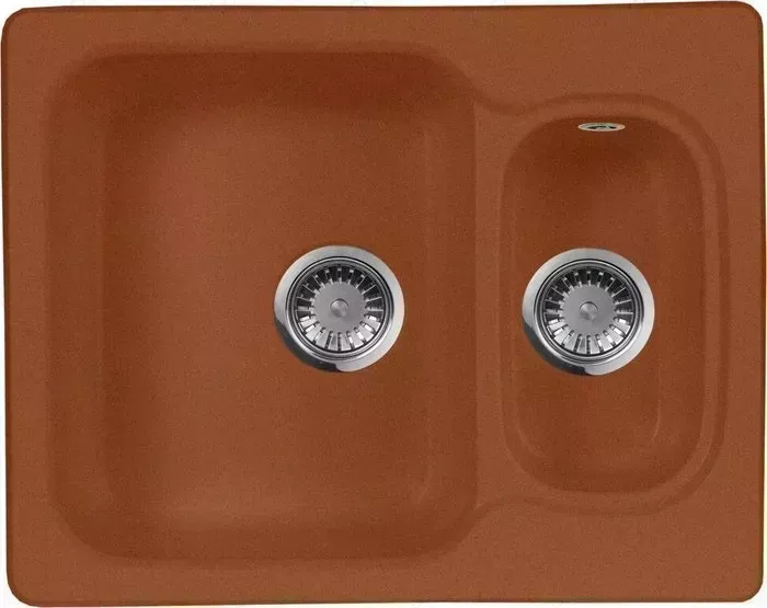 Мойка кухонная AquaGranitEx M-09 610х495 терракот (M-09 307)