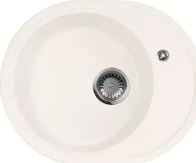 Мойка кухонная AquaGranitEx M-18L 575х465 белый (M-18L 331)