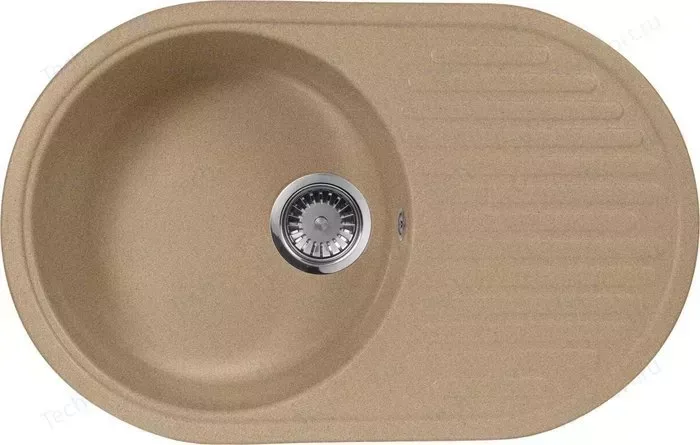 Мойка кухонная AquaGranitEx M-18 730х460 песочный (M-18 302)