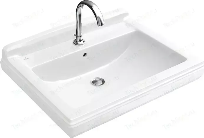 Раковина мебельная Villeroy Boch Hommage 75x58 см белая (7101 75 R1)