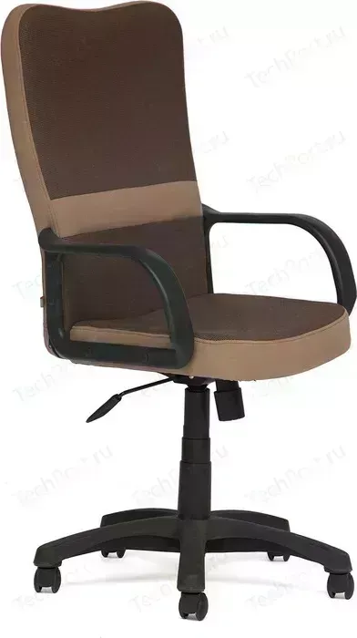 Кресло офисное TetChair СН757 ткань, коричневый/бежевый, 26/13