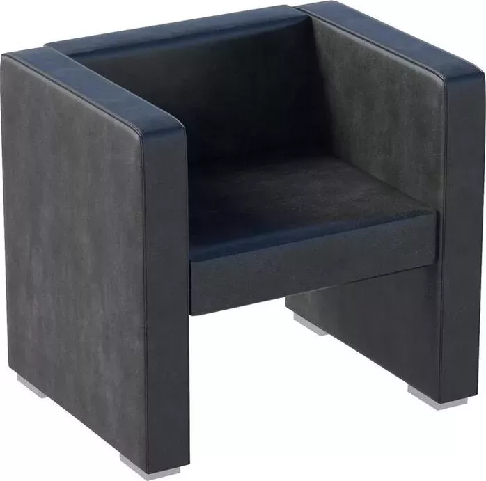 Кресло Мебелик Бриф экокожа чёрный.